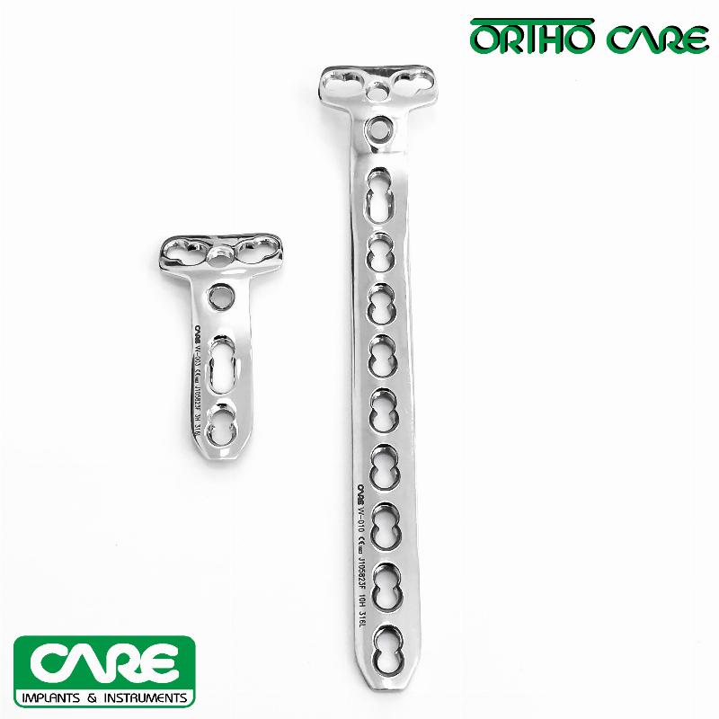 Пластина стегнова Т-подібна з кутовою стабільністю під гвинти Ø 4,5/5,0 мм